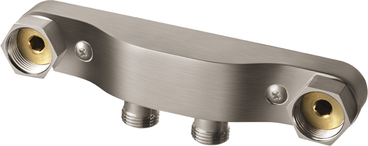 Tapwell blandarfäste 160 CC Utanpåliggande Brushed Nickel