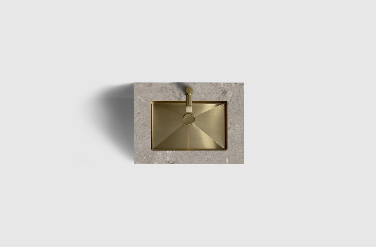 Haven H2 60 med bänkskiva och underlimmat handfat