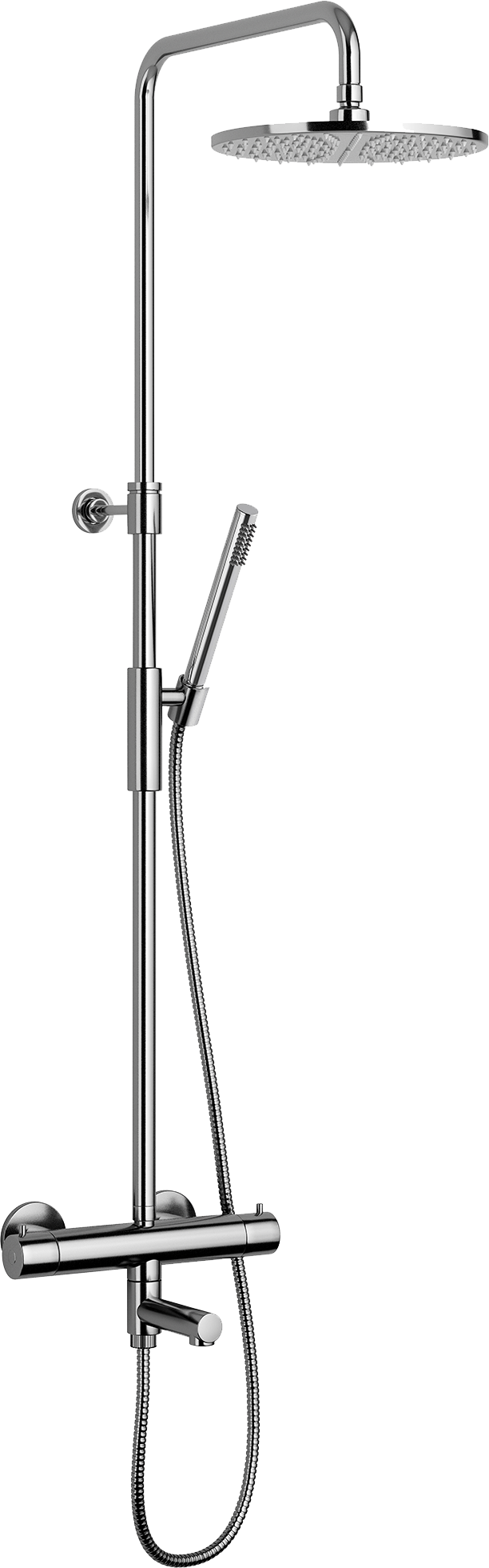 Trendbo Tapwell Takdusch m badkarspip TVM2200-160 Krom 9418731