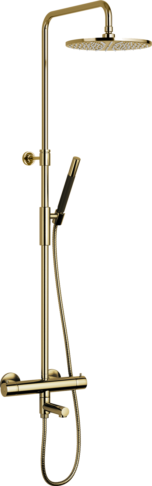 Trendbo Tapwell Takdusch m badkarspip TVM2200-150 Honey Gold 9419345