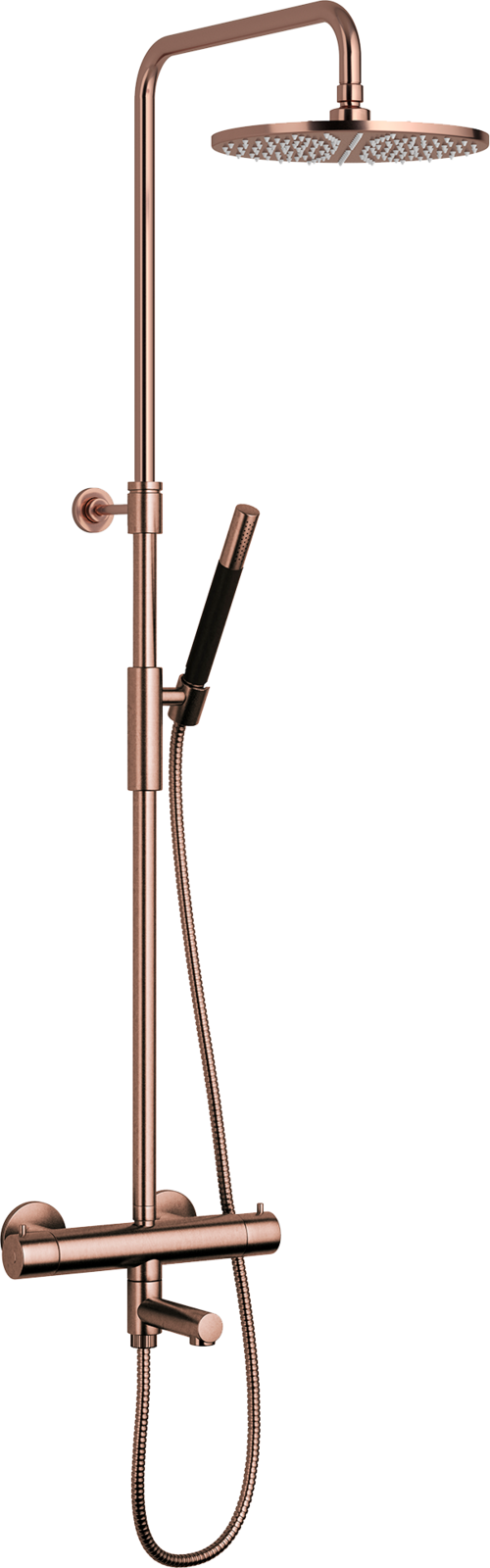 Trendbo Tapwell Takdusch m badkarspip TVM2200-160 Koppar 9418883