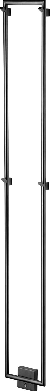 Handdukstork Tapwell TW1500-200 Brushed black chrome