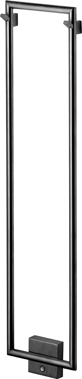 Handdukstork Tapwell TW800-200 Brushed black chrome