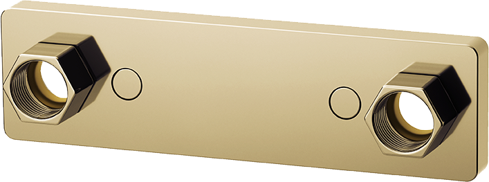 Blandarfäste Tapwell Designline 16 PEX 160 CC Honey gold