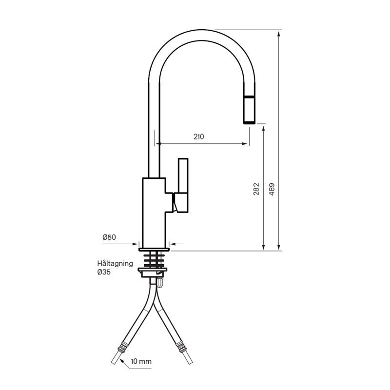 Köksblandare Tapwell ARM185 Krom