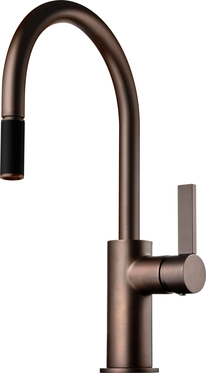 Köksblandare Tapwell ARM375 low Bronze