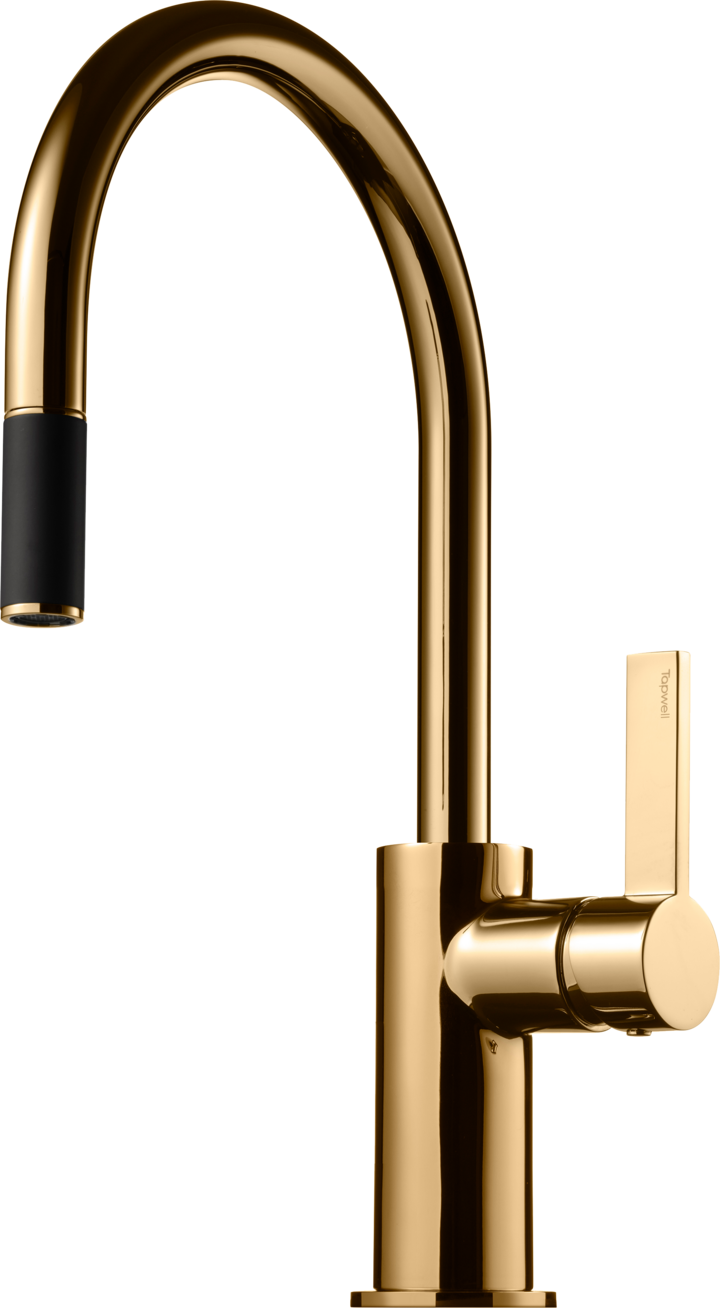 Köksblandare Tapwell ARM375 low Mässing