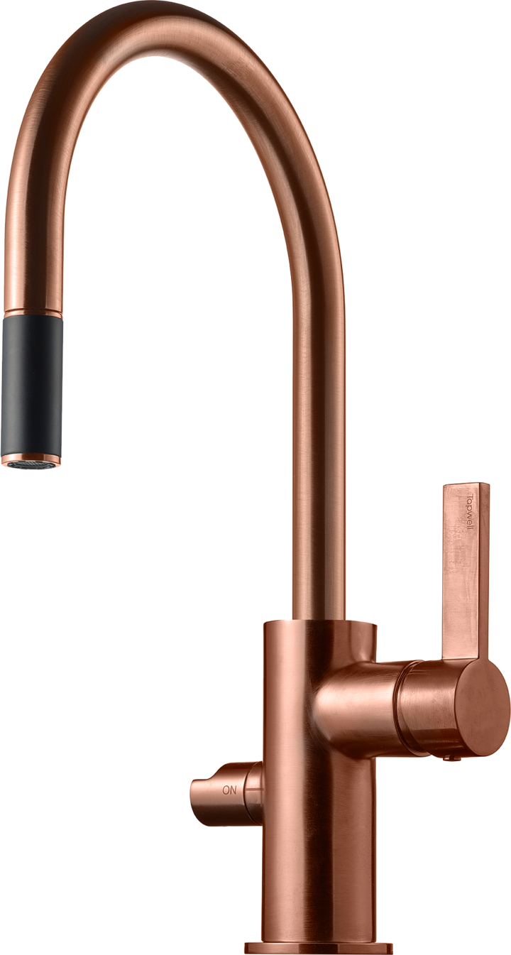 Köksblandare Tapwell ARM385 low Koppar