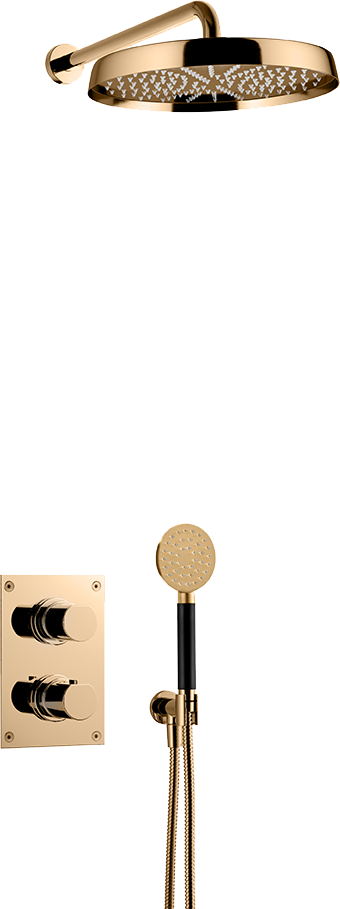 Takduschset Tapwell ARM7268 Mässing Edition 2 för Inbyggnad
