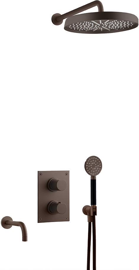 Takduschset Tapwell ARM7368 Bronze Edition 2 för Inbyggnad