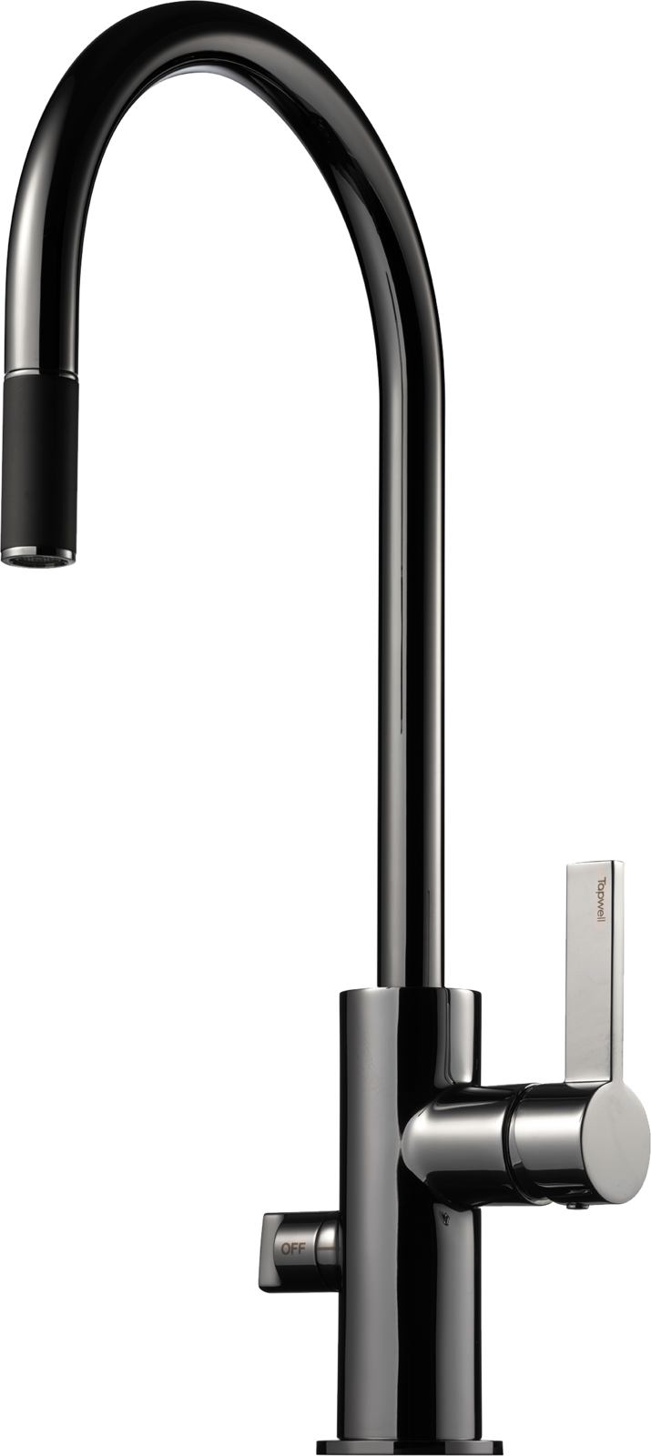 Köksblandare Tapwell ARM885 Black chrome