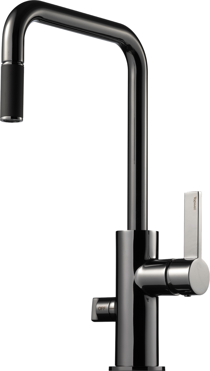 Köksblandare Tapwell ARM887 Black chrome