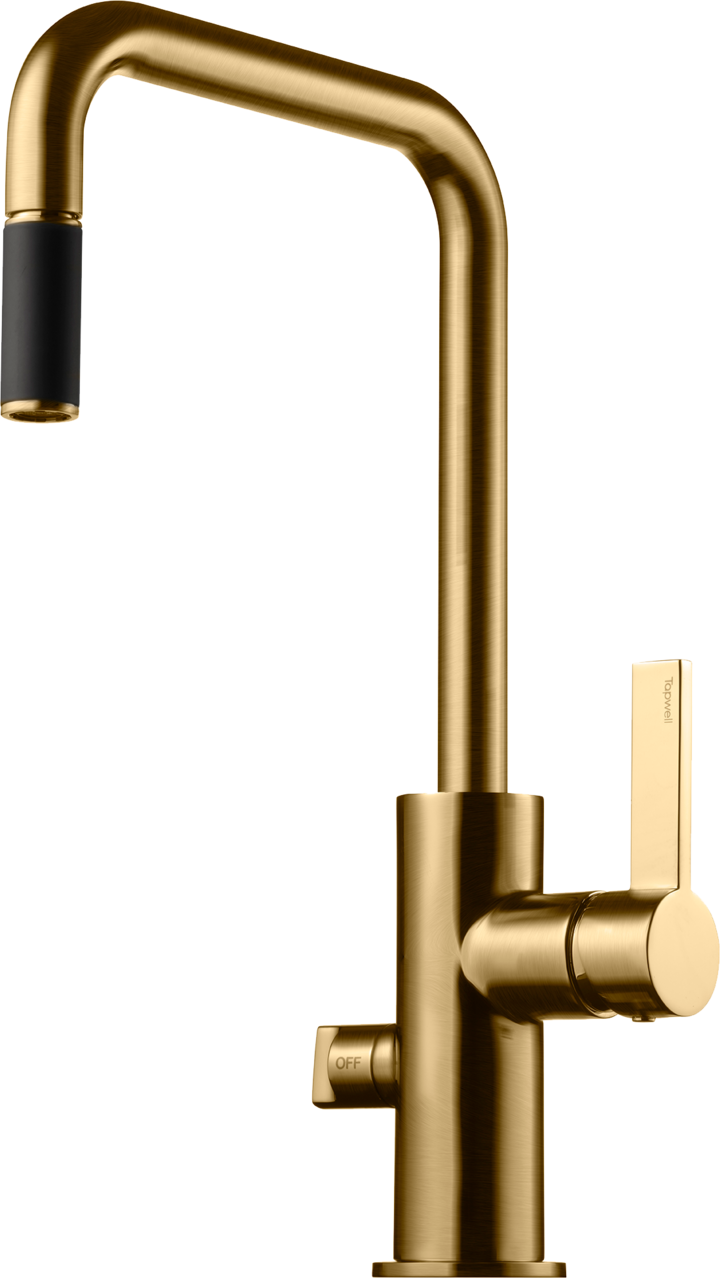 Köksblandare Tapwell ARM887 Brushed Honey Gold