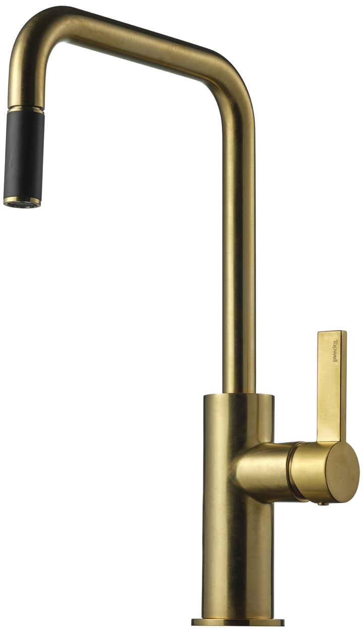 Köksblandare Tapwell ARM985 Brushed honey gold
