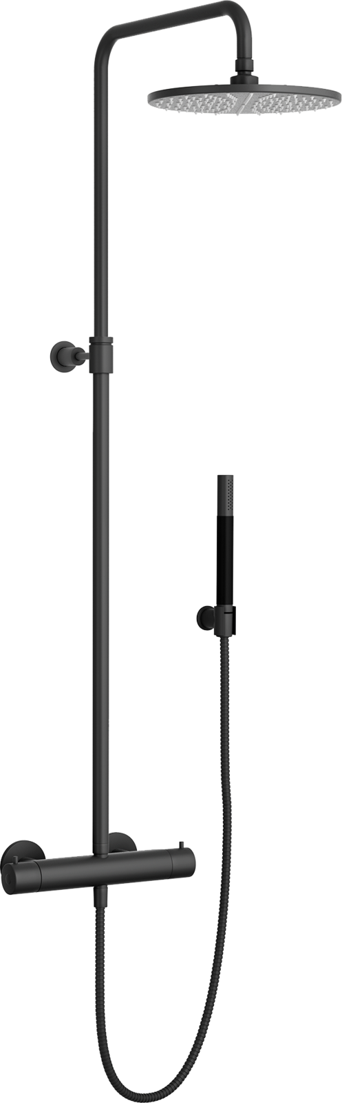 Måttritning – Takdusch Tapwell TVM7200-160 mattsvart
