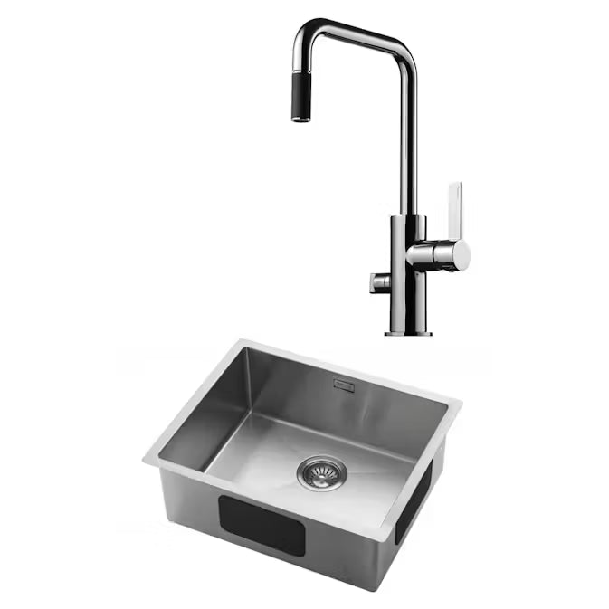 Paket Köksblandare ARM887 och Diskho 5040 Krom