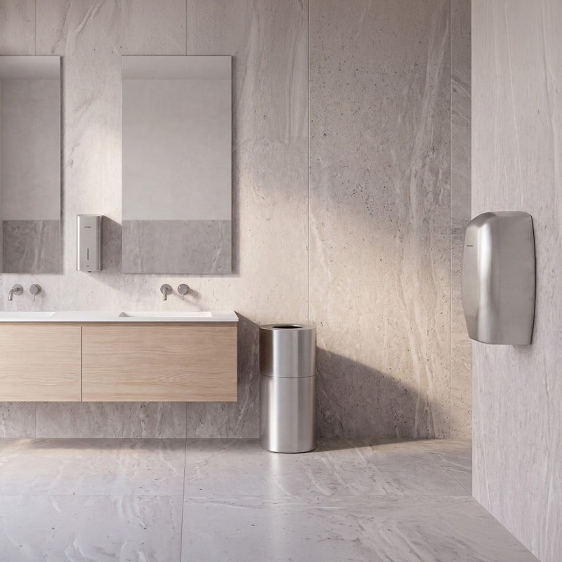 Automatisk tvålpump Stay Borstat rostfritt Beslag Design bild 3