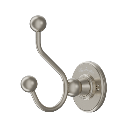 Dubbelkrok Burlington Borstad nickel