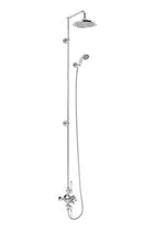 Duschset Burlington Avon utanpåliggande förlängt Krom, 9 tum (23 cm)