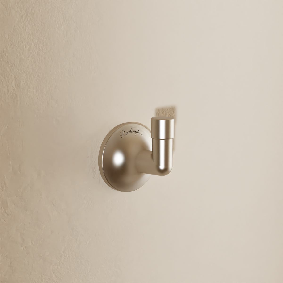 Handdukskrok Burlington Strand Borstad nickel