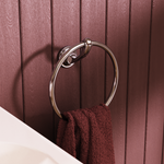 Handduksring Burlington Guild Krom i badrum