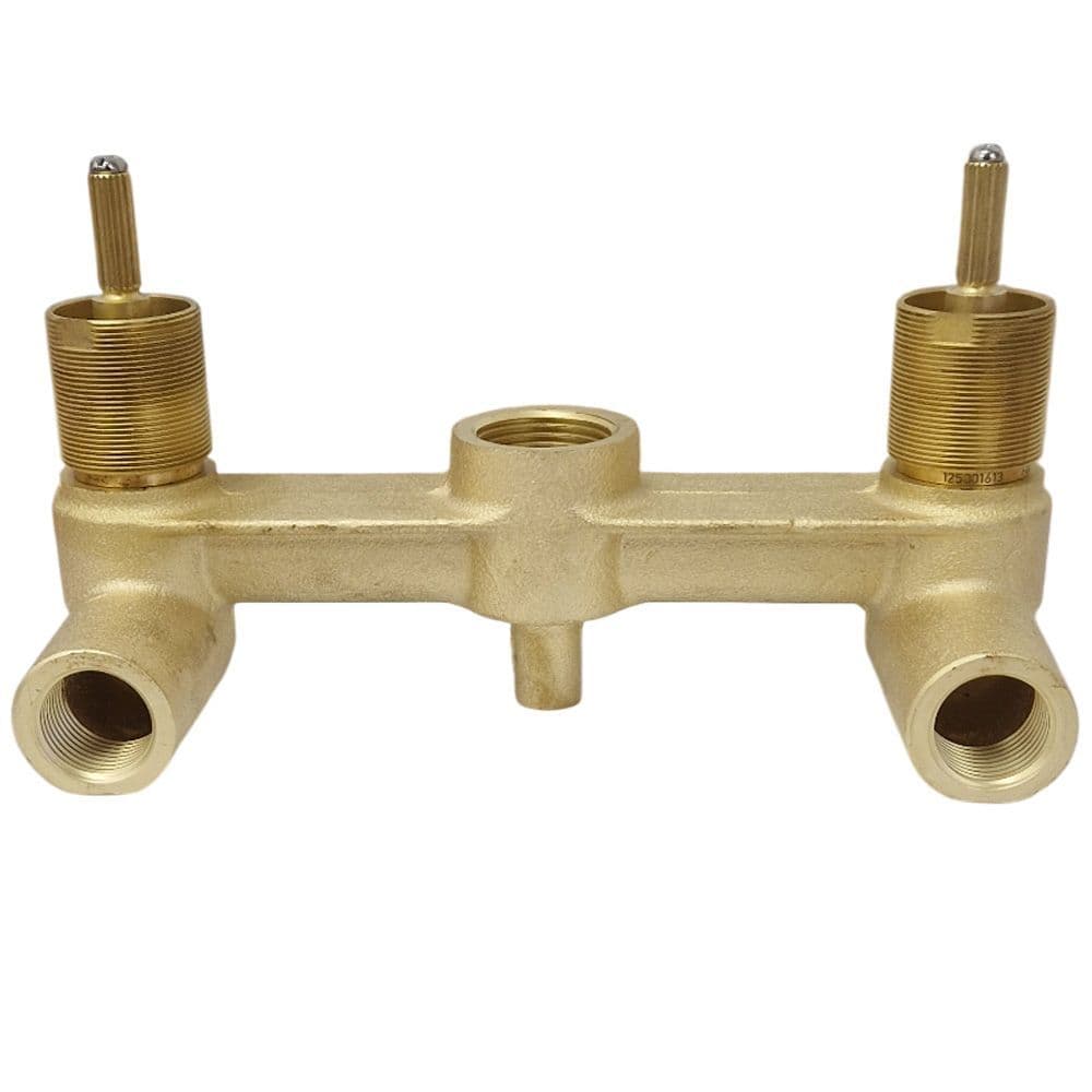 Inbyggnadsdel Burlington för väggmonterad 3-håls tvättställsblandare