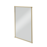 Rektangulär spegel Burlington med metallram 50 x 70 cm Guld