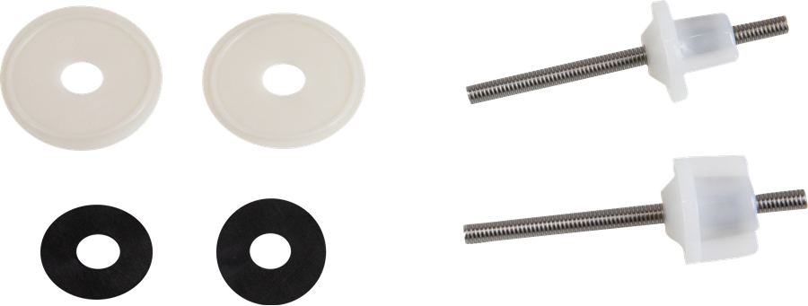 Sitsfästen Burlington för toalettsits 2-pack