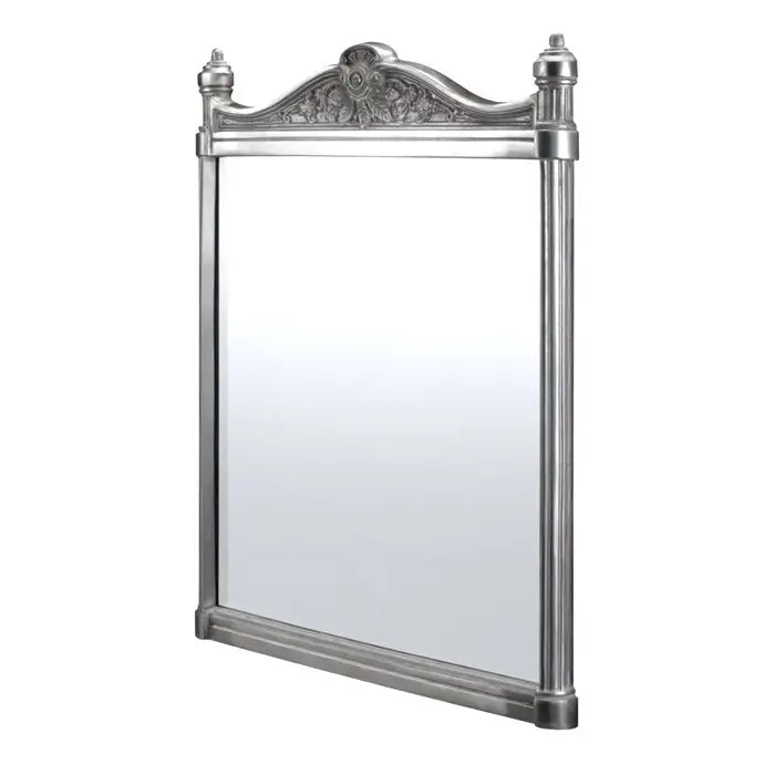 Spegel Burlington med aluminiumram 55 x 75 cm Borstad aluminium