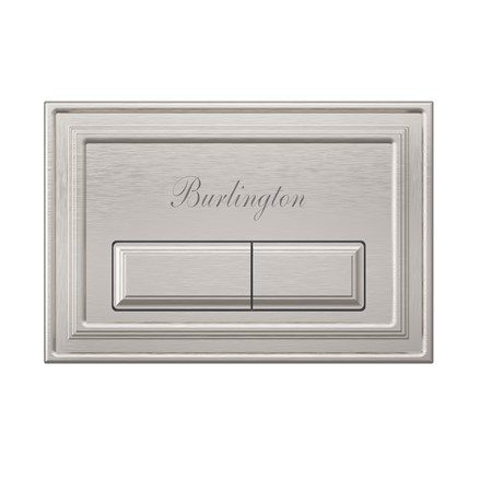 Spolplatta Burlington Traditional Borstad nickel