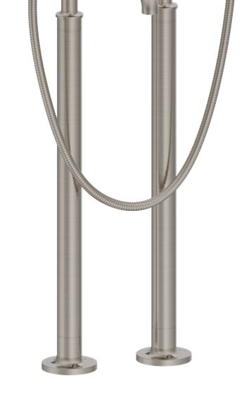 Stigrör Burlington Guild för badkar Borstad nickel
