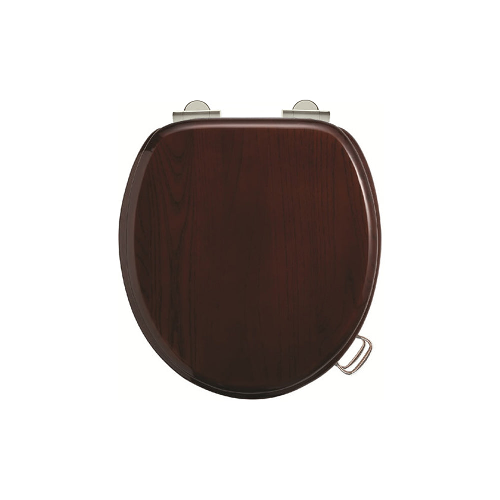 Toalettsits Burlington Soft Close, blank mahogny