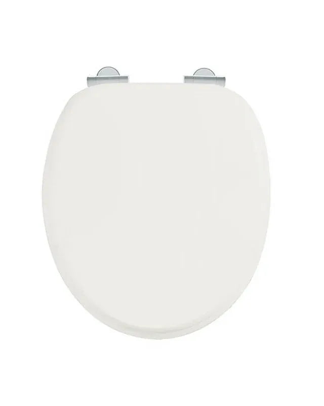 Toalettsits Burlington Soft Close, blank vit