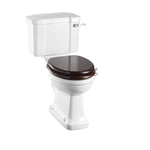 Toalettstol Burlington förhöjd med smal cistern 44 cm med soft close-sits och spolvred