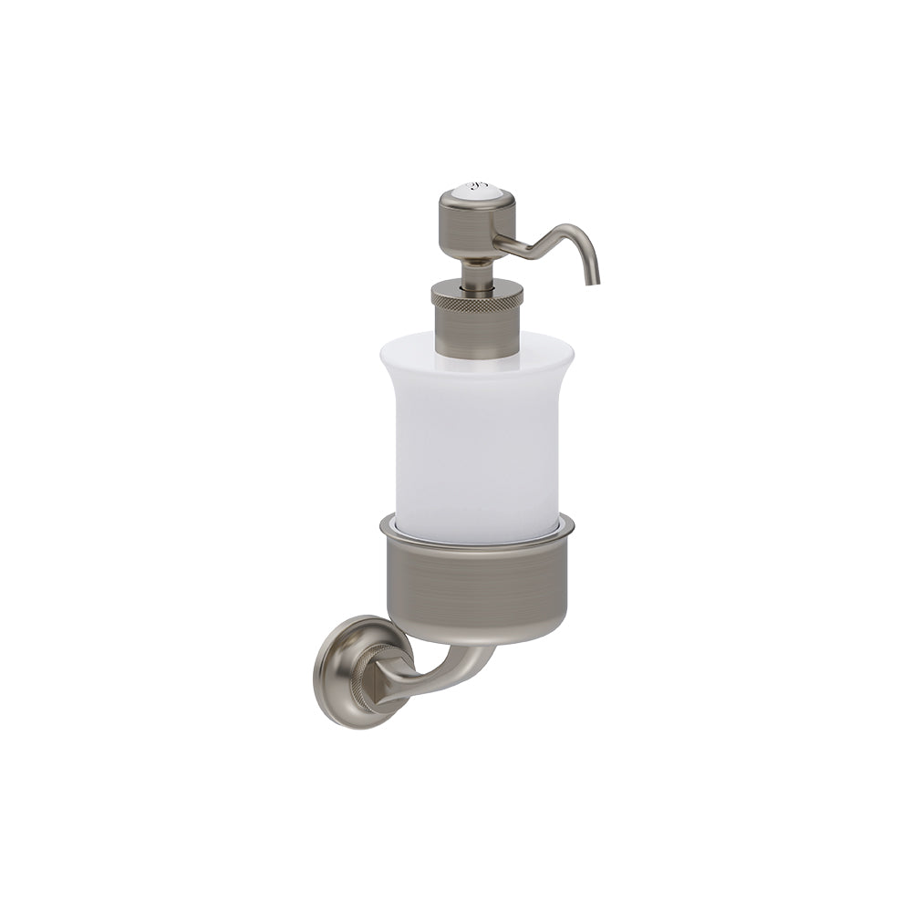Tvåldispenser Burlington Guild Borstad nickel