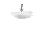 Tvättställ Burlington Riviera D-format 65 cm 1-håls