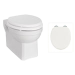 Vägghängd Toalettstol Burlington med soft close-sits, sits blank vit