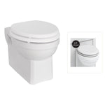 Vägghängd Toalettstol Burlington med soft close-sits, sits matt vit