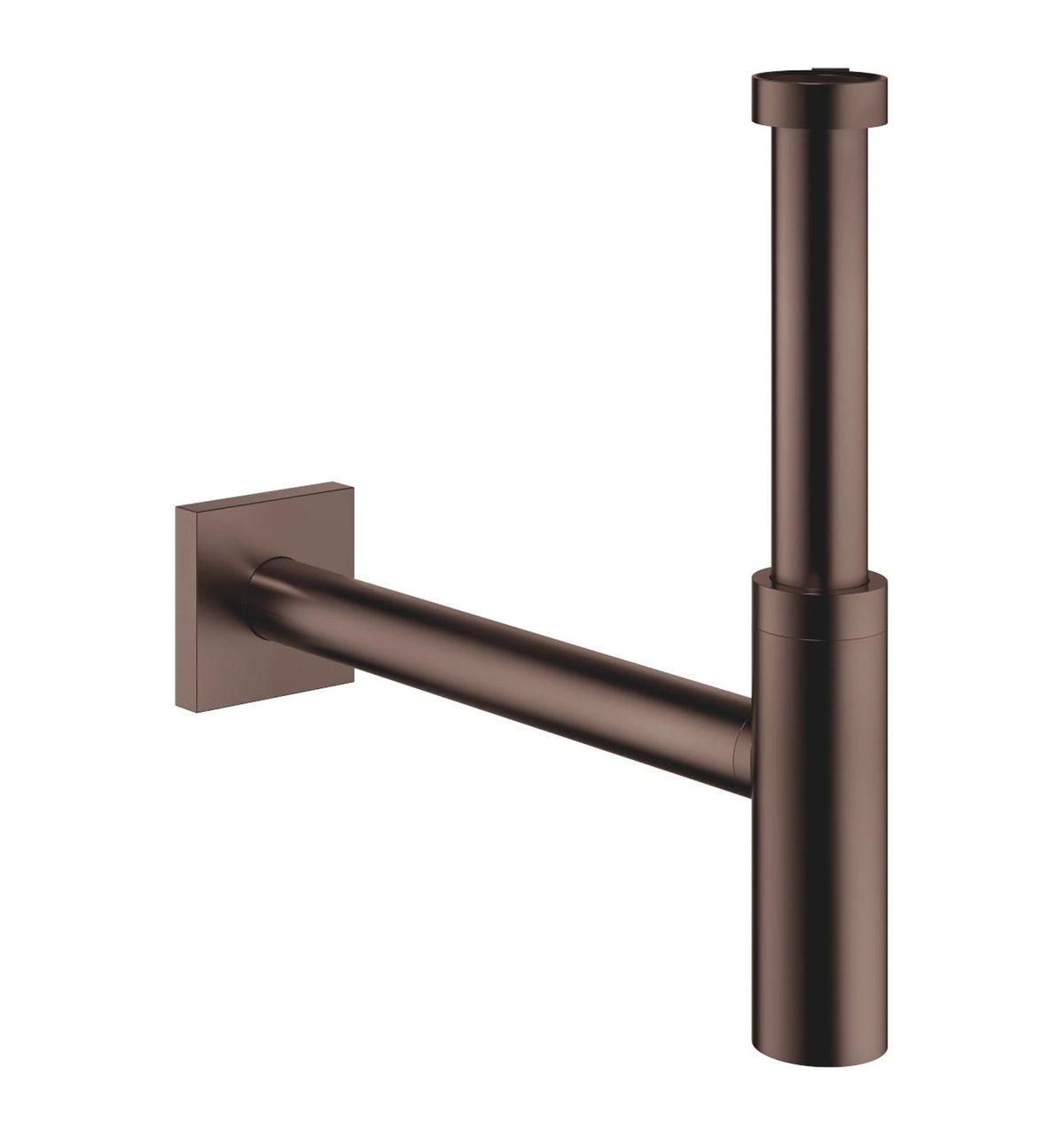 Dornbracht 10060780-43 Vattenlås 1 1/4 täckbricka 78x78 mm Borstad Dark Bronze
