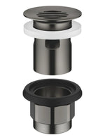 Dornbracht 10105970-99 Silventil 1 1/4 för tvättfat med bräddavlopp Borstad Dark Platinum