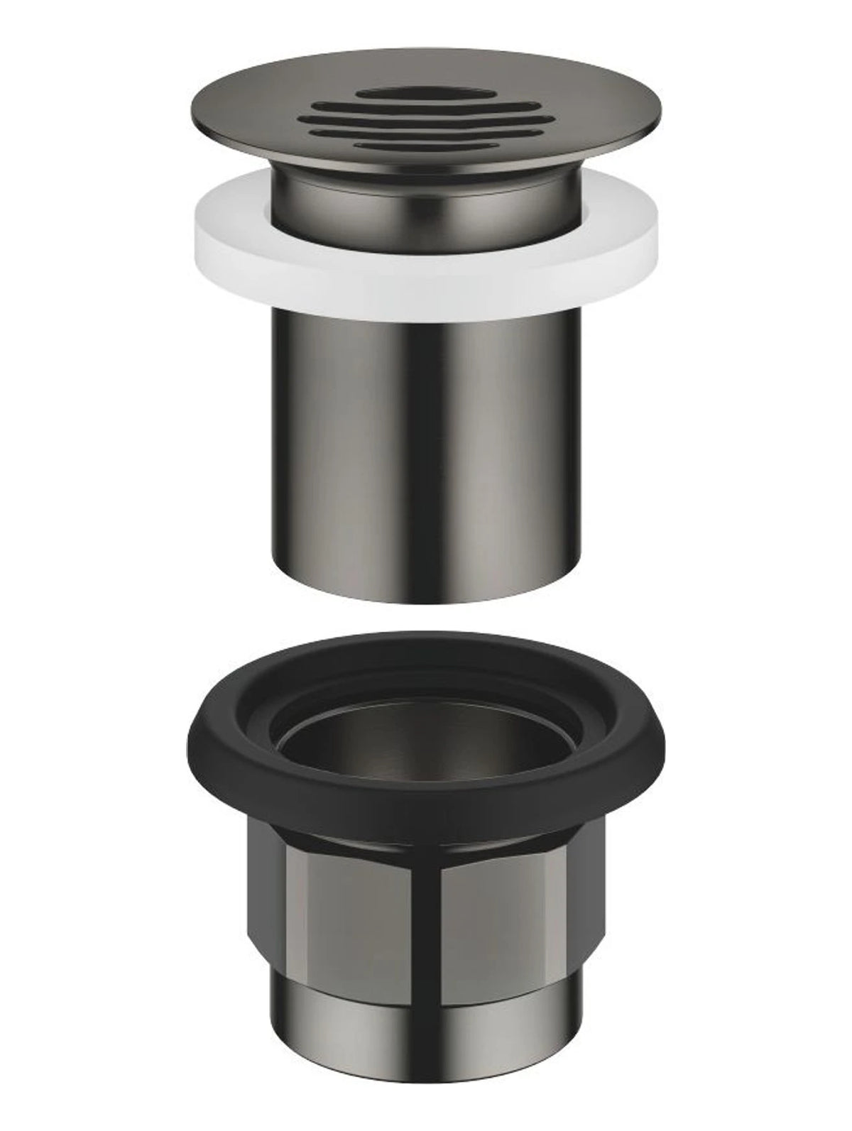 Dornbracht 10110970-99 Silventil 1 1/4 för tvättfat utan bräddavlopp Borstad Dark Platinum