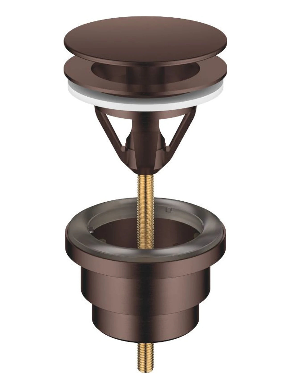 Dornbracht 10126970-43 Bottenventil Öppen 1 1/4 Borstad Dark Bronze