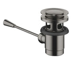 Dornbracht 10300970-99 Bottenventil Europeisk lyftventil 1 1/4 Borstad Dark Platinum