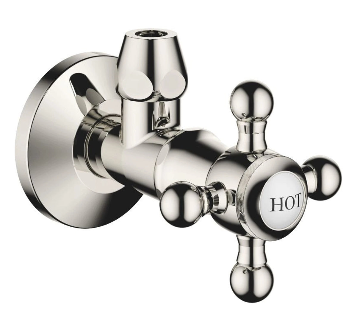 Dornbracht 22900361-08 Vinkelventil MADISON HOT Ø 60 mm Platina