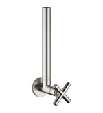 Dornbracht 22900892-06 Vinkelventil TARA kryssgrepp Ø 55 mm Borstad Platina