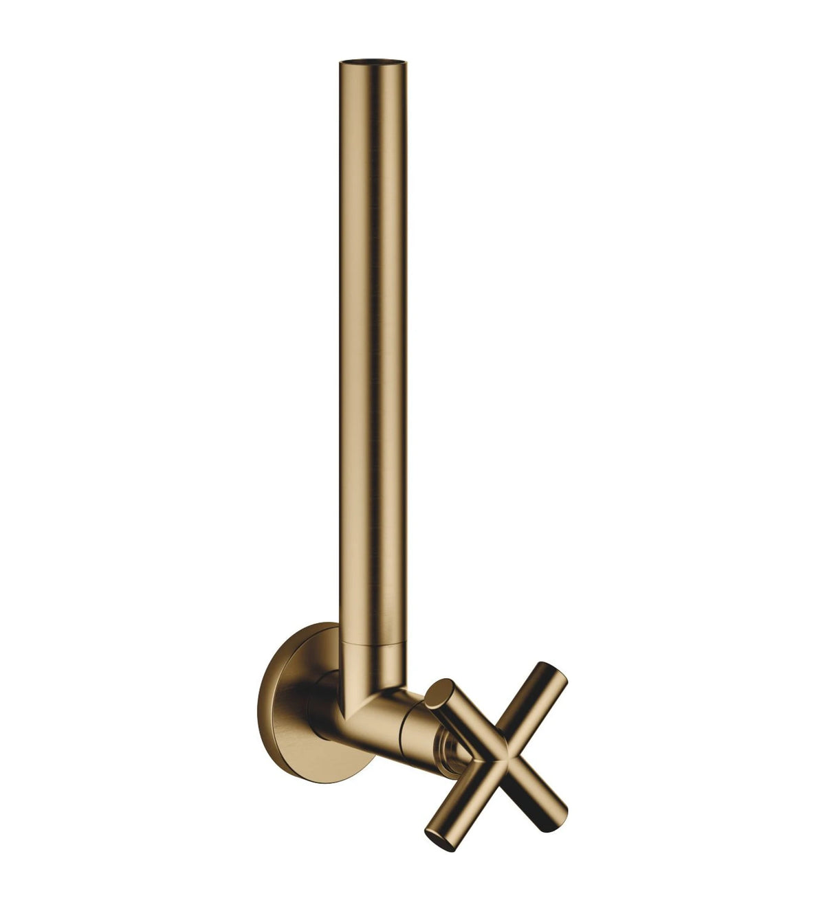Dornbracht 22900892-39 Vinkelventil TARA kryssgrepp Ø 55 mm Borstad Dark Brass