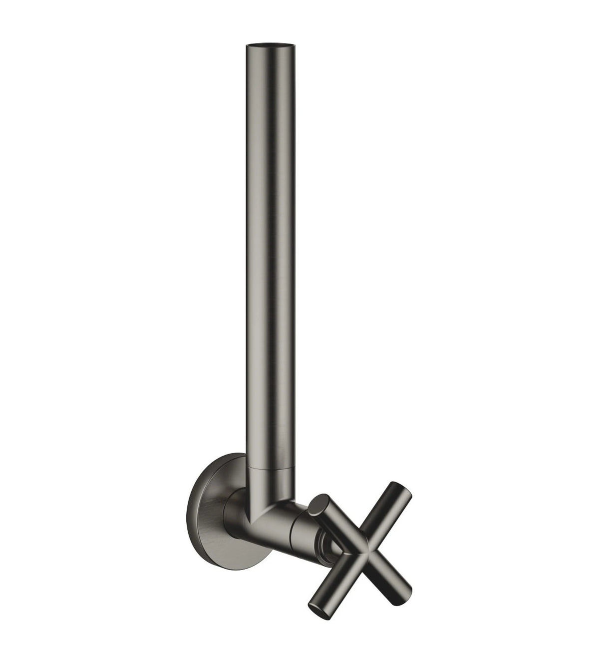 Dornbracht 22900892-99 Vinkelventil TARA kryssgrepp Ø 55 mm Borstad Dark Platinum
