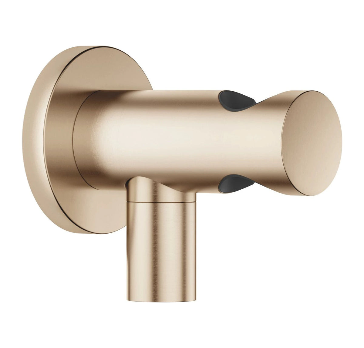 Dornbracht 28490660-27 Anslutningsböj för vägg med duschhållare Ø 60 mm Borstad Light Gold