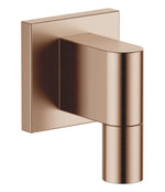 Anslutningsböj Dornbracht för vägg 60x60 mm Borstad Brons