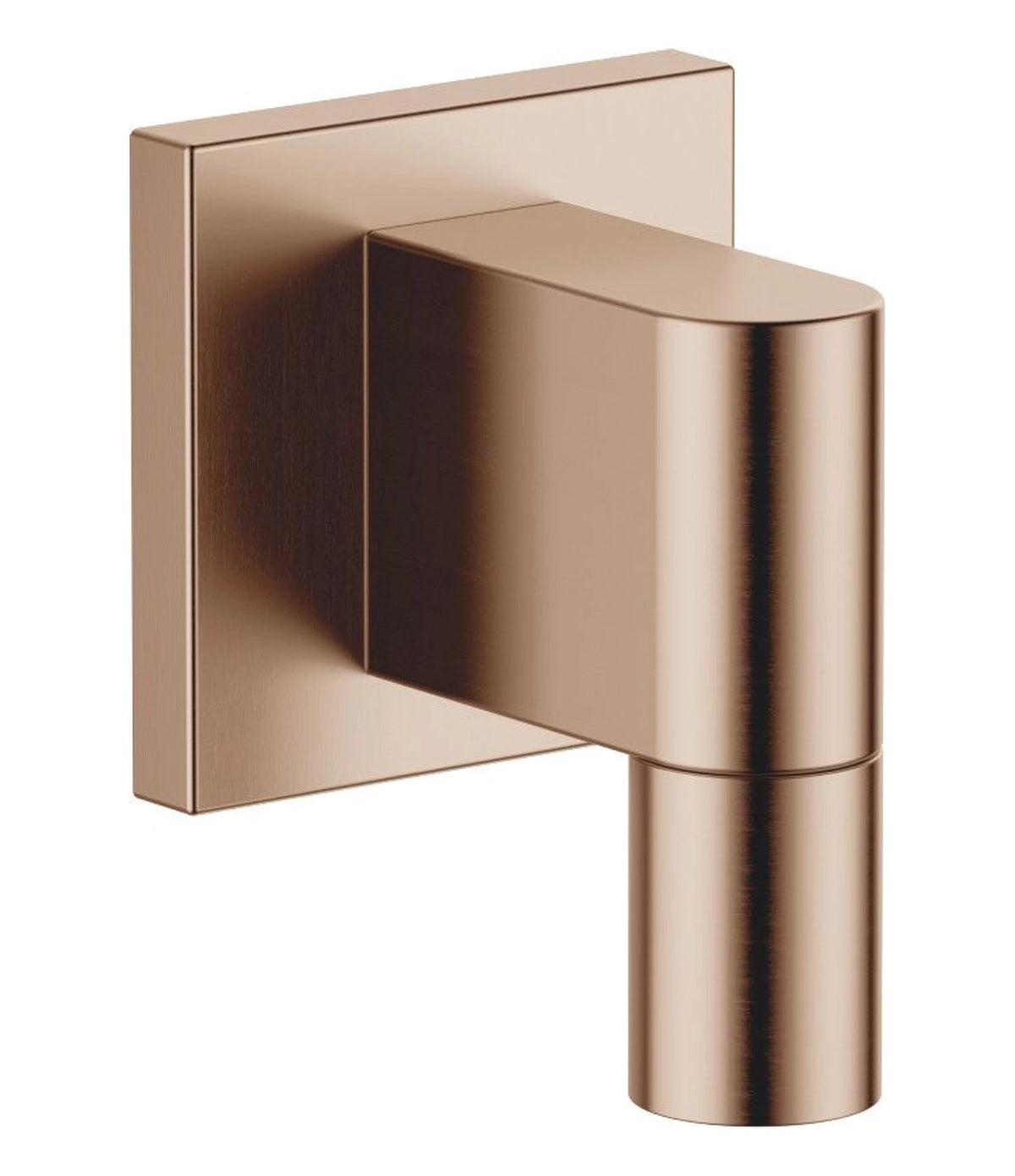 Anslutningsböj Dornbracht för vägg 60x60 mm Borstad Brons